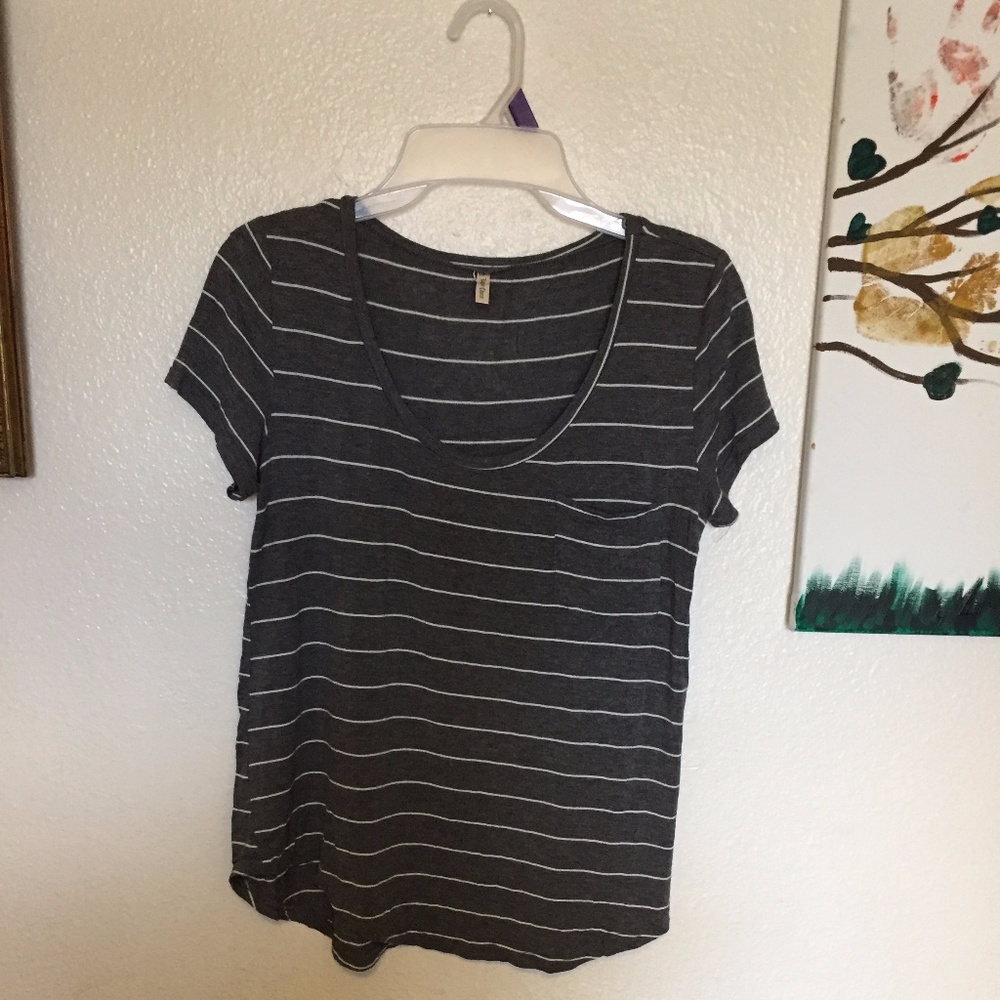 Love Charm Stripped Tee. Size Medium - Picture 1 of 5